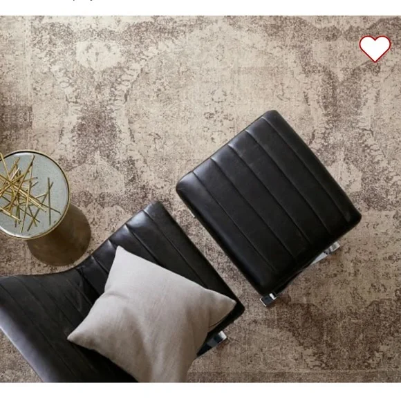 BNWT Pottery Barn Barret Handloomed Wool Rug Neutral 5x8 - Picture 2 of 5